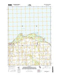 Port Austin East Michigan Current topographic map, 1:24000 scale, 7.5 X 7.5 Minute, Year 2016