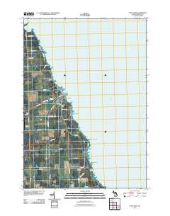 Port Hope Michigan Historical topographic map, 1:24000 scale, 7.5 X 7.5 Minute, Year 2011