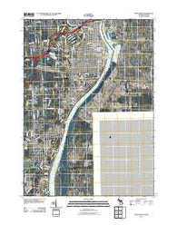 Port Huron Michigan Historical topographic map, 1:24000 scale, 7.5 X 7.5 Minute, Year 2011