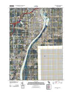 Port Huron Michigan Historical topographic map, 1:24000 scale, 7.5 X 7.5 Minute, Year 2011