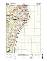 Port Huron Michigan Current topographic map, 1:24000 scale, 7.5 X 7.5 Minute, Year 2017