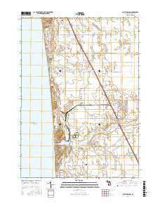 Port Sheldon Michigan Current topographic map, 1:24000 scale, 7.5 X 7.5 Minute, Year 2017