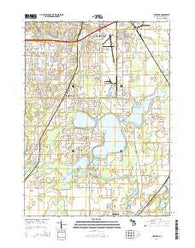 Portage Michigan Historical topographic map, 1:24000 scale, 7.5 X 7.5 Minute, Year 2014