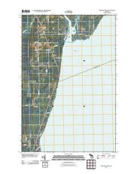 Portage Entry Michigan Historical topographic map, 1:24000 scale, 7.5 X 7.5 Minute, Year 2011