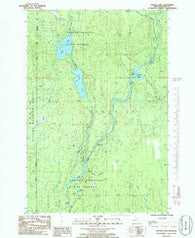 Porter Lake Michigan Historical topographic map, 1:24000 scale, 7.5 X 7.5 Minute, Year 1985