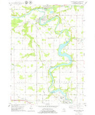 Portland North Michigan Historical topographic map, 1:24000 scale, 7.5 X 7.5 Minute, Year 1978