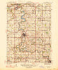 Portland Michigan Historical topographic map, 1:62500 scale, 15 X 15 Minute, Year 1945