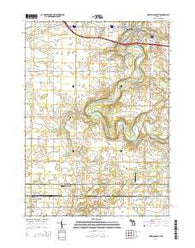 Portland South Michigan Historical topographic map, 1:24000 scale, 7.5 X 7.5 Minute, Year 2014