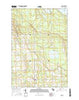 Posen Michigan Current topographic map, 1:24000 scale, 7.5 X 7.5 Minute, Year 2016