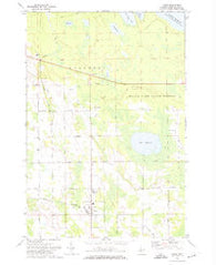 Posen Michigan Historical topographic map, 1:24000 scale, 7.5 X 7.5 Minute, Year 1971