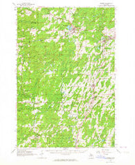 Powers Michigan Historical topographic map, 1:62500 scale, 15 X 15 Minute, Year 1963