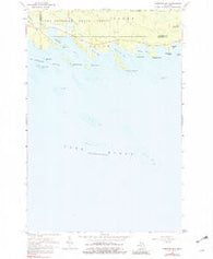 Prentiss Bay Michigan Historical topographic map, 1:24000 scale, 7.5 X 7.5 Minute, Year 1964