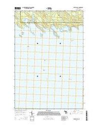 Prentiss Bay Michigan Historical topographic map, 1:24000 scale, 7.5 X 7.5 Minute, Year 2014