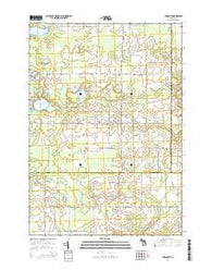 Prescott Michigan Historical topographic map, 1:24000 scale, 7.5 X 7.5 Minute, Year 2014