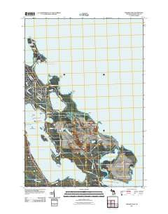 Presque Isle Michigan Historical topographic map, 1:24000 scale, 7.5 X 7.5 Minute, Year 2011