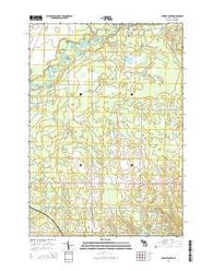 Prestle Creek Michigan Historical topographic map, 1:24000 scale, 7.5 X 7.5 Minute, Year 2014