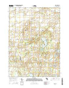 Price Michigan Historical topographic map, 1:24000 scale, 7.5 X 7.5 Minute, Year 2014