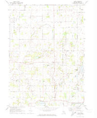 Price Michigan Historical topographic map, 1:24000 scale, 7.5 X 7.5 Minute, Year 1972