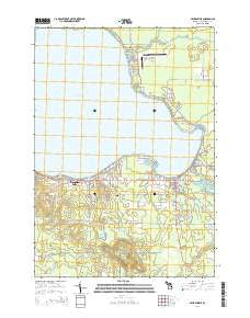 Prudenville Michigan Historical topographic map, 1:24000 scale, 7.5 X 7.5 Minute, Year 2014