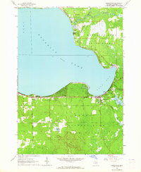 Prudenville Michigan Historical topographic map, 1:24000 scale, 7.5 X 7.5 Minute, Year 1963