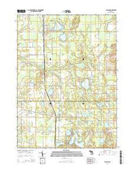 Pullman Michigan Historical topographic map, 1:24000 scale, 7.5 X 7.5 Minute, Year 2014