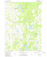 Pullman Michigan Historical topographic map, 1:24000 scale, 7.5 X 7.5 Minute, Year 1981