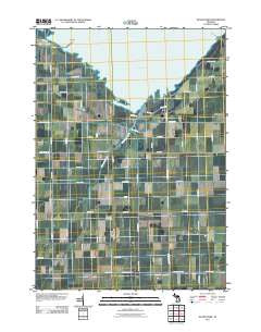 Quanicassee Michigan Historical topographic map, 1:24000 scale, 7.5 X 7.5 Minute, Year 2011