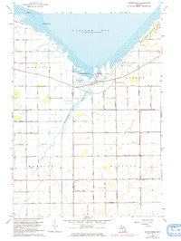 Quanicassee Michigan Historical topographic map, 1:24000 scale, 7.5 X 7.5 Minute, Year 1963