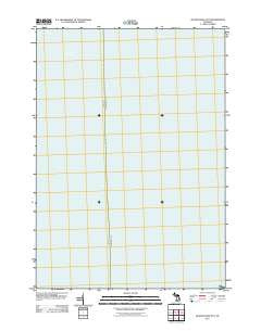 Quanicassee OE N Michigan Historical topographic map, 1:24000 scale, 7.5 X 7.5 Minute, Year 2011