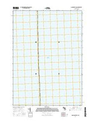 Quanicassee OE N Michigan Current topographic map, 1:24000 scale, 7.5 X 7.5 Minute, Year 2017