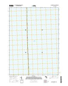 Quanicassee OE N Michigan Current topographic map, 1:24000 scale, 7.5 X 7.5 Minute, Year 2017