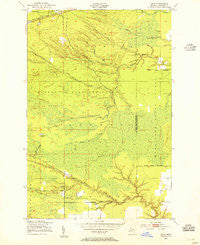 Raco Michigan Historical topographic map, 1:24000 scale, 7.5 X 7.5 Minute, Year 1951