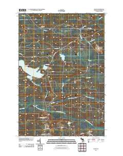 Ralph Michigan Historical topographic map, 1:24000 scale, 7.5 X 7.5 Minute, Year 2011
