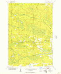 Ralph NE Michigan Historical topographic map, 1:24000 scale, 7.5 X 7.5 Minute, Year 1955