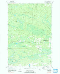 Ralph NE Michigan Historical topographic map, 1:24000 scale, 7.5 X 7.5 Minute, Year 1955