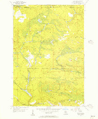 Ralph NW Michigan Historical topographic map, 1:24000 scale, 7.5 X 7.5 Minute, Year 1955