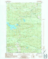 Ralph Michigan Historical topographic map, 1:24000 scale, 7.5 X 7.5 Minute, Year 1986