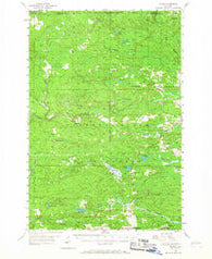 Ralph Michigan Historical topographic map, 1:62500 scale, 15 X 15 Minute, Year 1955