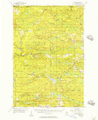Ralph Michigan Historical topographic map, 1:62500 scale, 15 X 15 Minute, Year 1955