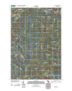 Ralph NW Michigan Historical topographic map, 1:24000 scale, 7.5 X 7.5 Minute, Year 2011