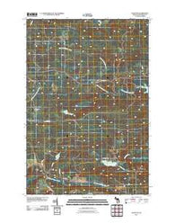 Ralph SW Michigan Historical topographic map, 1:24000 scale, 7.5 X 7.5 Minute, Year 2011