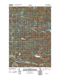 Ralph SW Michigan Historical topographic map, 1:24000 scale, 7.5 X 7.5 Minute, Year 2011