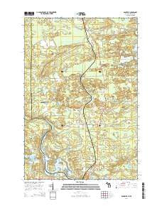 Randville Michigan Historical topographic map, 1:24000 scale, 7.5 X 7.5 Minute, Year 2014