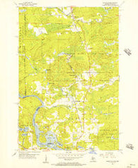Randville Michigan Historical topographic map, 1:24000 scale, 7.5 X 7.5 Minute, Year 1955