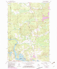 Randville Michigan Historical topographic map, 1:24000 scale, 7.5 X 7.5 Minute, Year 1955