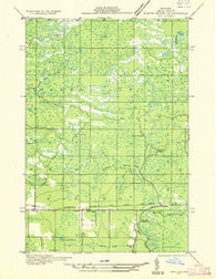 Rapid River NE Michigan Historical topographic map, 1:31680 scale, 7.5 X 7.5 Minute, Year 1932