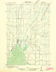 Rapid River NW Michigan Historical topographic map, 1:31680 scale, 7.5 X 7.5 Minute, Year 1932
