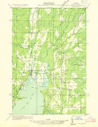Rapid River NW Michigan Historical topographic map, 1:31680 scale, 7.5 X 7.5 Minute, Year 1932