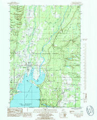 Rapid River Michigan Historical topographic map, 1:24000 scale, 7.5 X 7.5 Minute, Year 1985