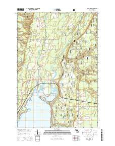 Rapid River Michigan Historical topographic map, 1:24000 scale, 7.5 X 7.5 Minute, Year 2014